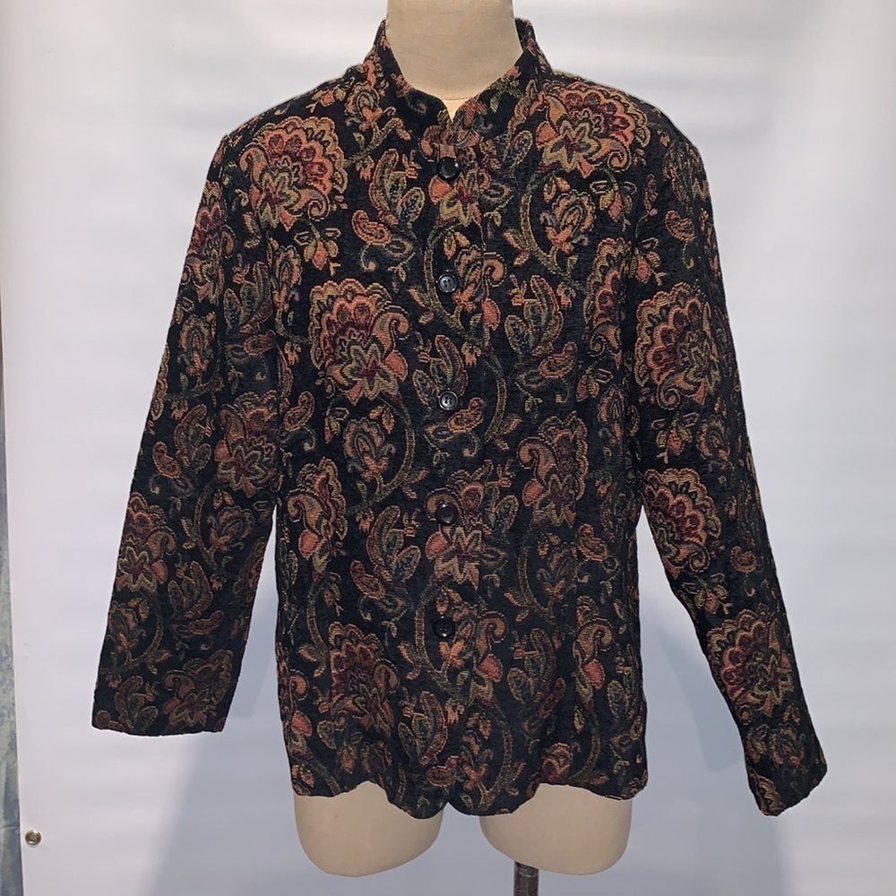 Dress Barn tapestry jacket, Size XL